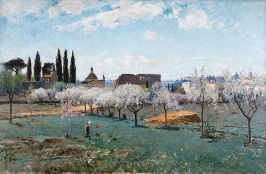 Garden outside Rome