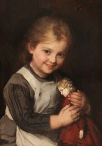 "Kind mit Puppe" (Child with Doll)