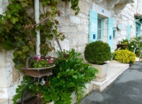Street in Brantome, Dordogne, France