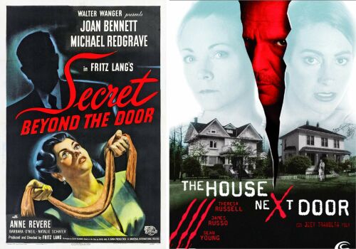 Solve Secret Beyond the Door 1948 and The House Next Door 2002