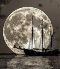Ship and Moon