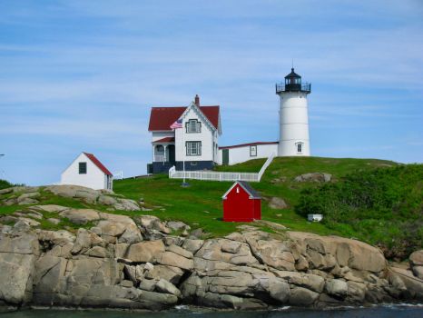 Solve Nubble Lighthouse, Cape Neddick Point, Maine jigsaw puzzle online ...