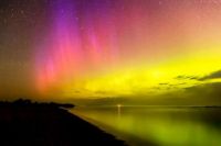 Aurora Over Sleeping Bear Bay by Kenneth Snyder 15 July 2012