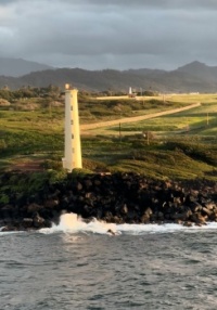 Hawaii Coastline and Lighthouse