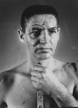 Solve Terry Sawchuk Scars jigsaw puzzle online with 63 pieces