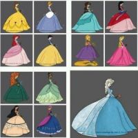 Disney Princess Ball gowns
