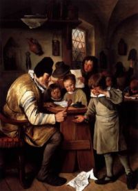 Jan Steen- Schoolmaster-1665