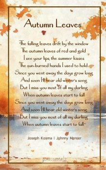Solve Seasonal - Autumn / Fall - Poem: Autumn Leaves (Resize: 12 - 532 ...
