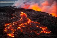 molten lava
