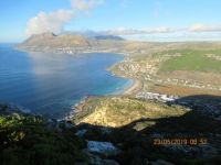 Simons Town and Cape Point under cloud