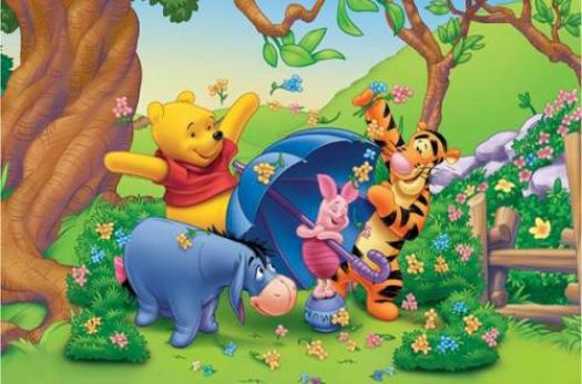 Solve Winnie the Pooh jigsaw puzzle online with 60 pieces