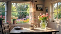 Breakfast Nook, resizable 12 to 589 pieces