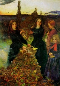 Autumn Leaves by John Everett Millais