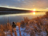 January sunset