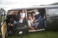 1974 VW Camper with 51 people inside