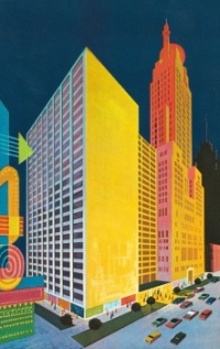 Sheraton-Chicago Hotel, 505 North Michigan Avenue, Illinois (1960–1979) vintage postcard