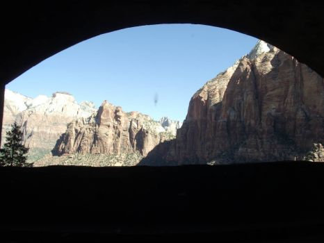 View from Tunnel - Zion