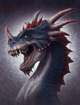 Bloodhorn Dragon, by Kerembeyit