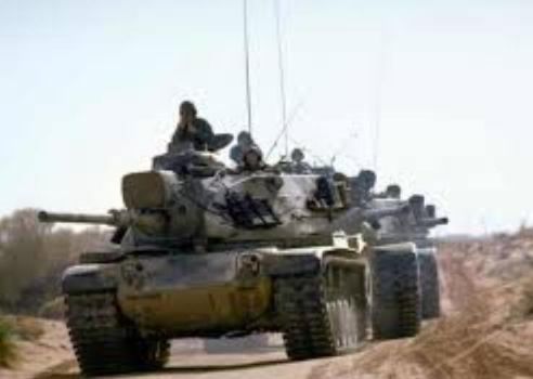 armoured advance