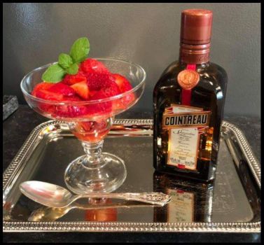 ~Cointreau Macerated Strawberries~