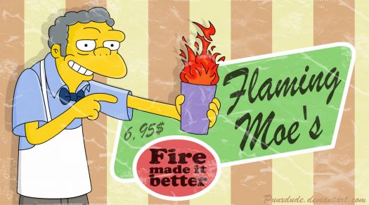 Flaming Moe's -The Simpsons