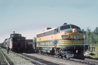 Ontario Northland Railroad GMD FP7 #1510 in 1965