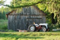 old barn with an 8n