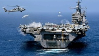 Aircraft carrier photo from The War Zone