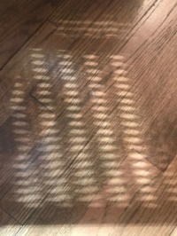Shadow pattern on floor
