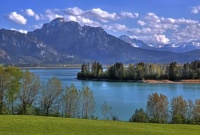 Jezero Forggensee Německo