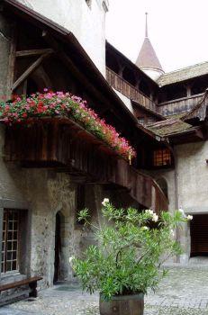 Courtyard, Chateau Chillon