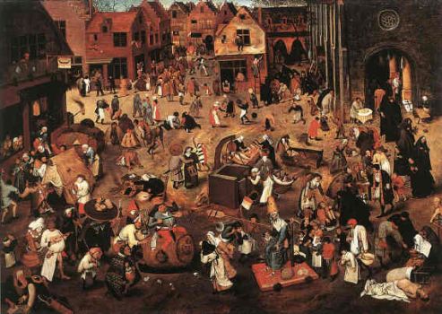 Bruegel The battle between carnival and lent