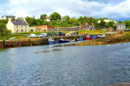 Solve Brora Harbour Sutherland Scotland jigsaw puzzle online with 70 pieces