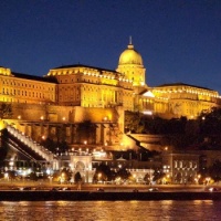 Budapest on Danube at night