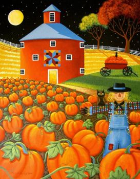 Solve Pumpkin Harvest - smaller jigsaw puzzle online with 80 pieces