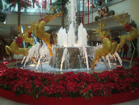 Christmas decorations at West Mall, Trinidad