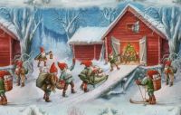 Jultomtar - Christmas elves