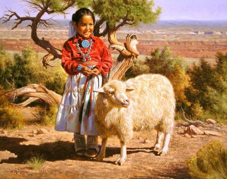 Happy Navajo Child