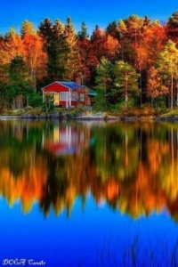 Casa do lago em algum lugar da Suécia !!!