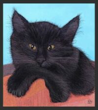 Cats I Know - Gonzo Portrait Painting