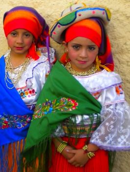 Girls in Traditional Dress
