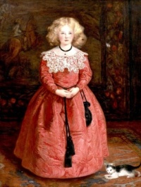 James Archer (Scottish, 1823–1904), The Red Dress