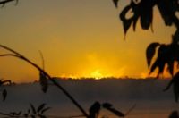 sunrise at crab orchard lake