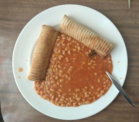 Food I made - Vegan sausage rolls and baked beans (UK) - this worked extremely well on taste*