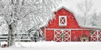 Red Barn in the Snow....
