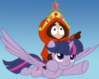 Kenny and Twilight Sparkle