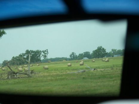 Bales in Mirror