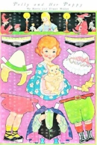 Themes Vintage illustrations/pictures - Polly and Her Puppy