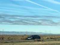 unusual clouds over California central valley