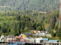 Coloured buildings, Skagway, Alaska